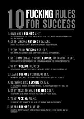10 Rules For Success