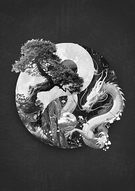 Yin Yang Bonsai Dragon