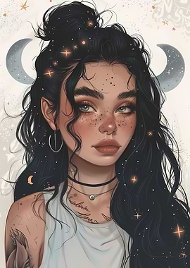 Beautiful Woman Celestial