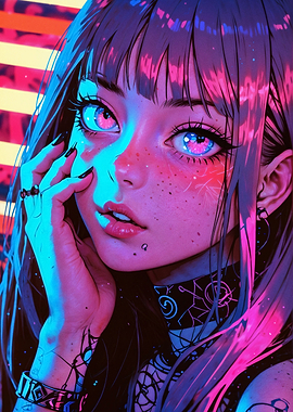 Beautiful Anime Neon