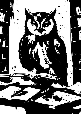 Library Owl