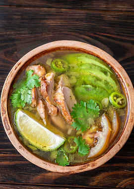 Green chili with chicken