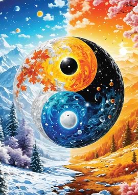 Yin and Yang Landscape