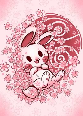 Spring Blossom Bunny
