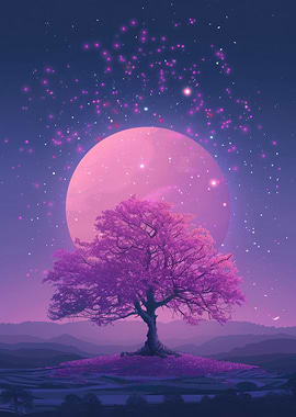 Cherry Blossom Moon