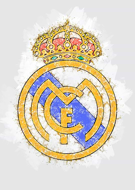 Real Madrid Brush Style