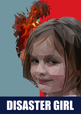 girl on disaster meme