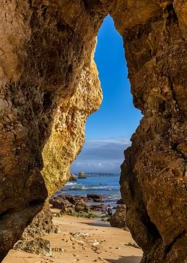 Window To Beach And Ocean