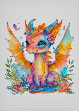 cute dragon animal
