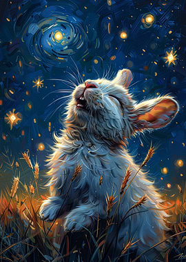 Starry Night Rabbit
