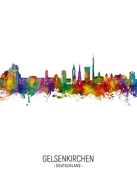Gelsenkirchen Skyline