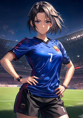 Soccer Anime Girl