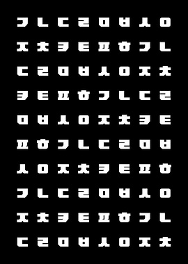 Korean Hangul Pattern Art