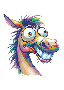 Cute Pony Horse WPAP