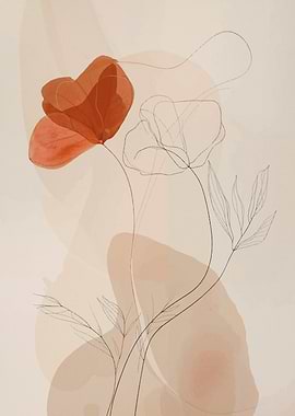 minimalist flower