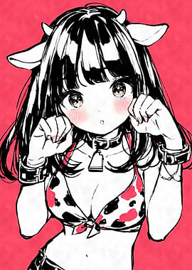 Sexy Anime Cow Girl