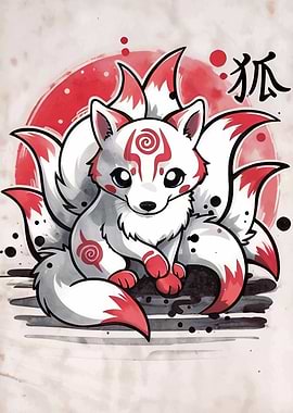 Fox Kitsune Japanese