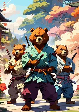Samurai Bear