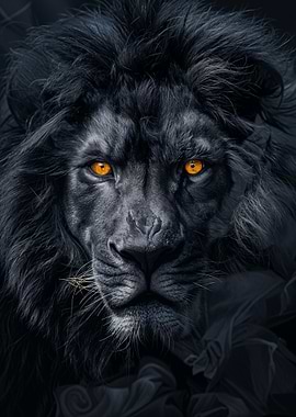 Lion in Black Smoke