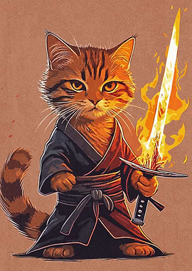 Fire Sword Cat