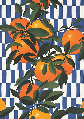 Italian Watercolor Oranges