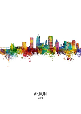 Akron Skyline Ohio