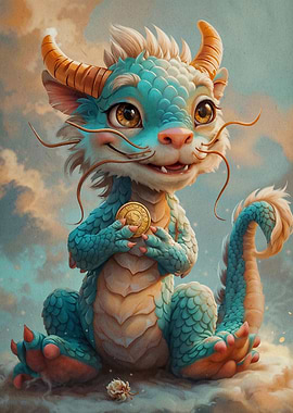 cute dragon animal