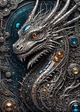 Steampunk Galactic Dragon