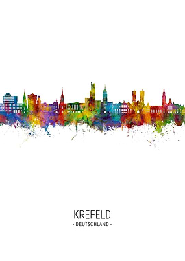 Krefeld Skyline Germany