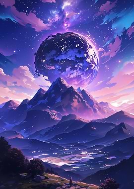 Anime Mountain Cosmos