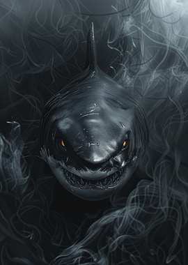 Shark in Black Smoke