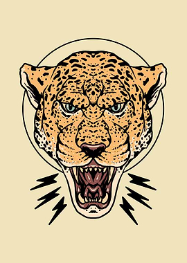 anger of leopard