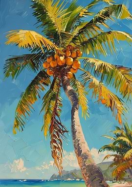 Tropical Coconut Palm