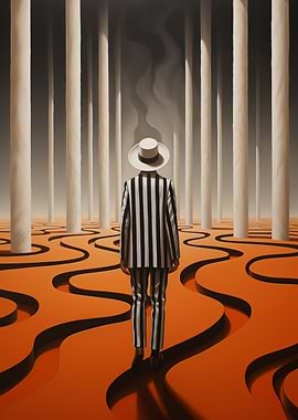 Man Comical choreography