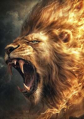 Black and Gold Lions