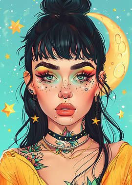 Celestial Space Woman