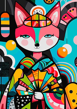 Pop Geisha Fox in Bloom