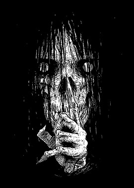 Devil Black and White