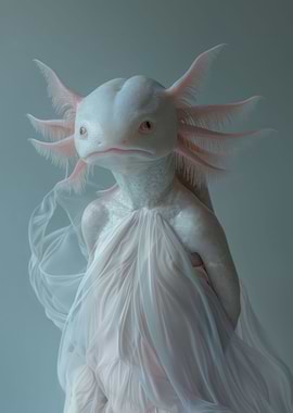 Axolotl in Silk