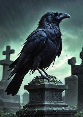 Crow Eerie Messenger