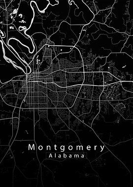 Montgomery Alabama Map