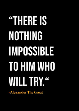 Alexander the great quotes