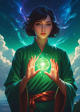 Fantasy Mage Sorceress