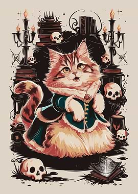 Maine Coon Witch Cat