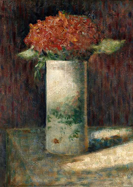 Colorful Floral Vase