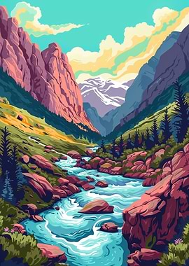 Psychedelic River Journey