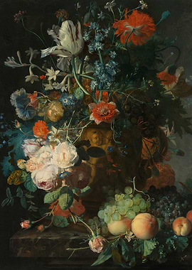 Opulent Floral Still Life