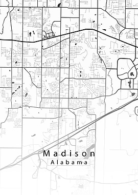 Madison Alabama City Map