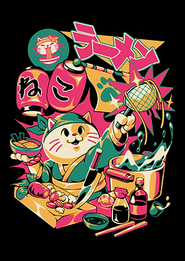 Neko Ramen Black Version
