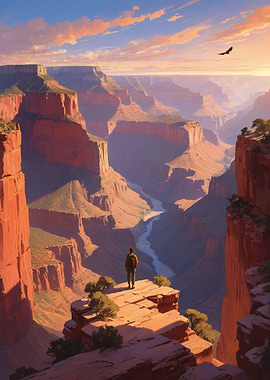 Grand Canyon Cliff Valley